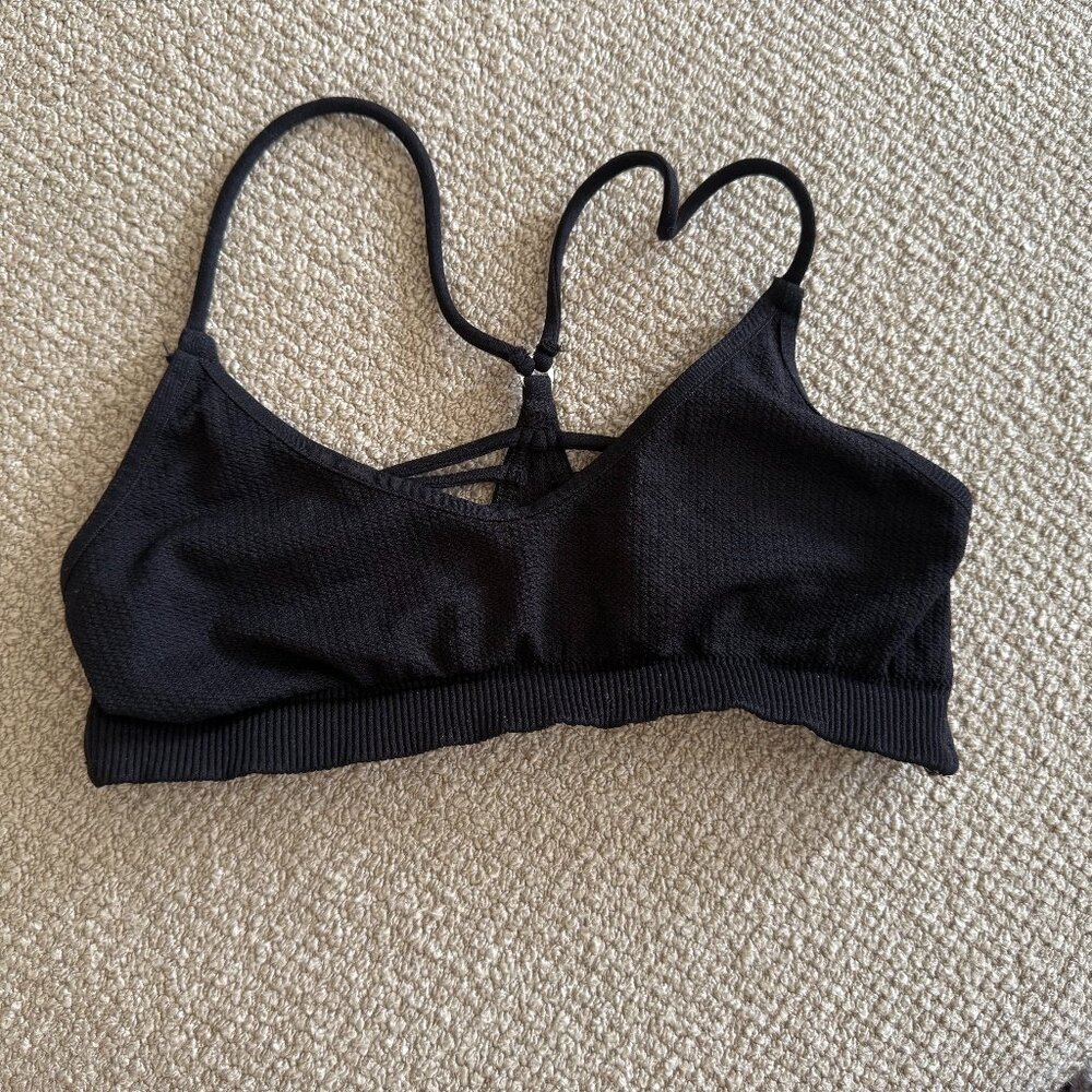Intimately Free People Strappy Black Bralette